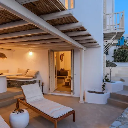 度假居 Supreme House With Views & Pool & Parking Mykonos Town